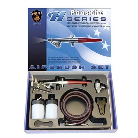 PAASCHE H-SET Airbrush Set with All Three Heads for H PA398274